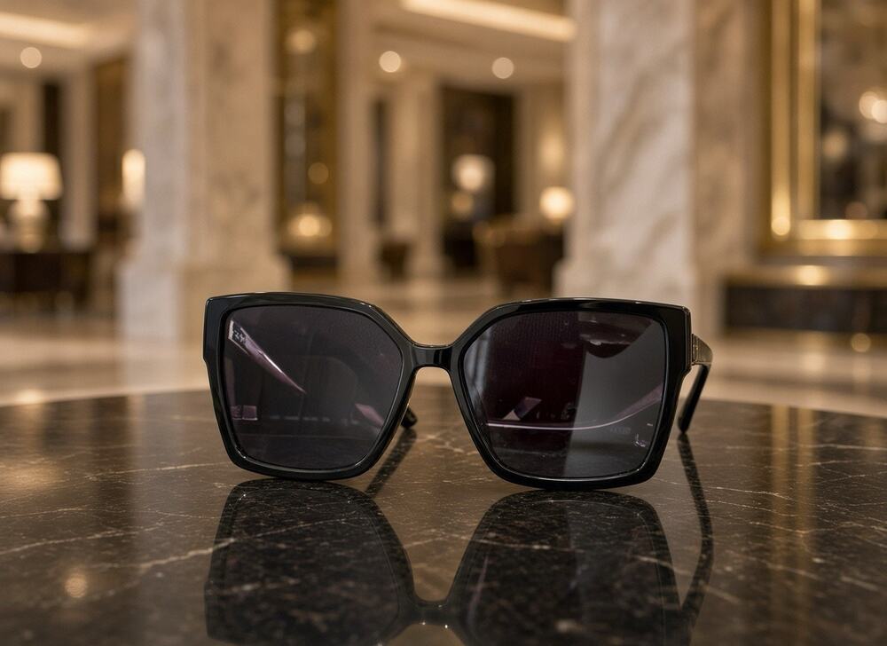 QUAY Australia Sunglasses Women's 140 Hotel Lobby 1217 Black / Smoke Polarized